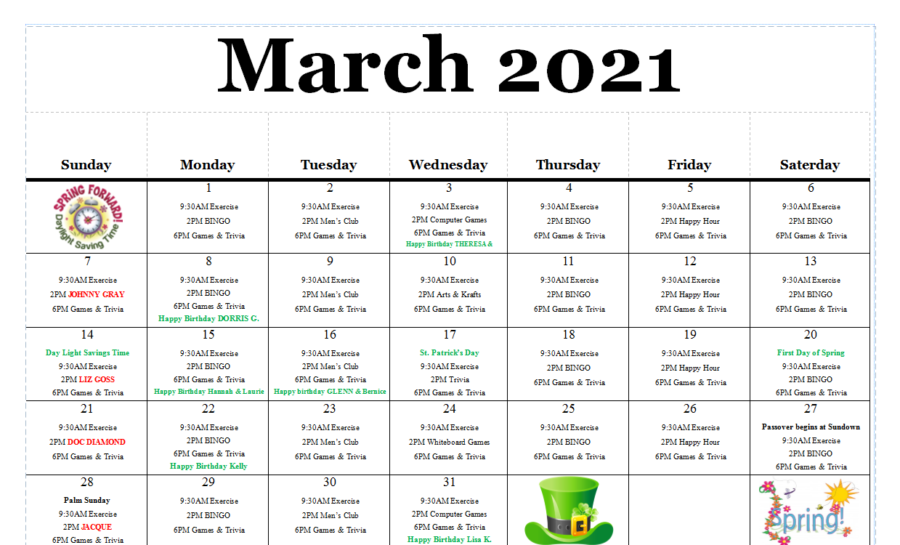 March2021 The Vines Senior Homes